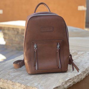 House of Flynn Mini Olivia Backpack Saddle